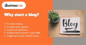 Why start a blog