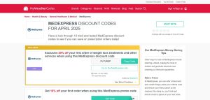 MedExpress Discount Codes from MyVoucherCodes